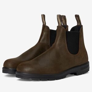 Blundstone Men’s Chelsea Ankle Boots US 10 Leather Antique Brown Pull On Western